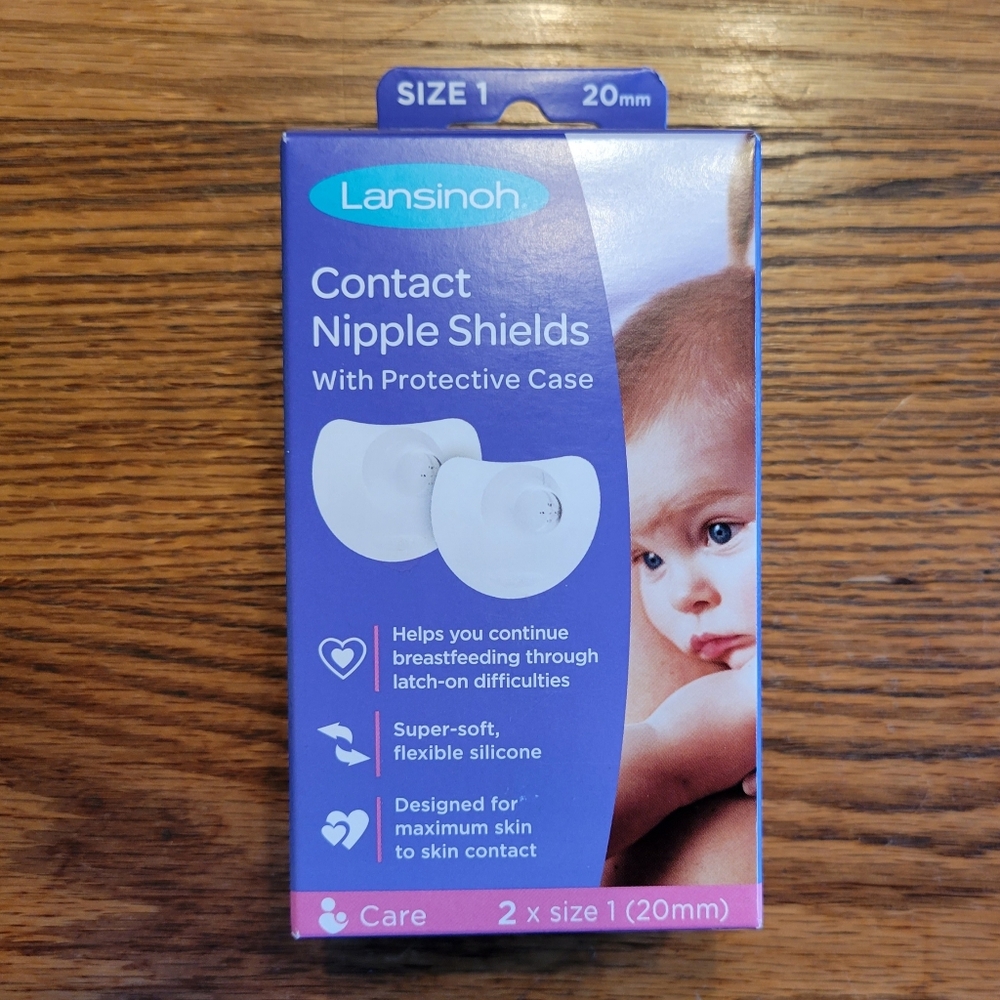 🌻 $5! Lansinoh Contact Nipple Shields - 20mm